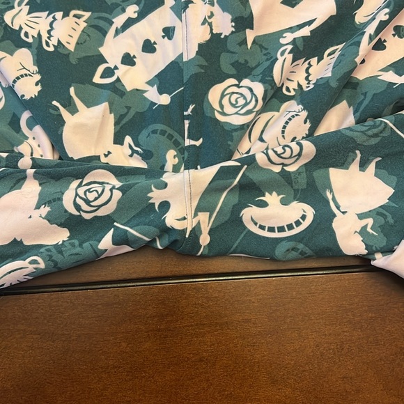 Lularoe Alice in Wonderland leggings - Picture 3 of 4